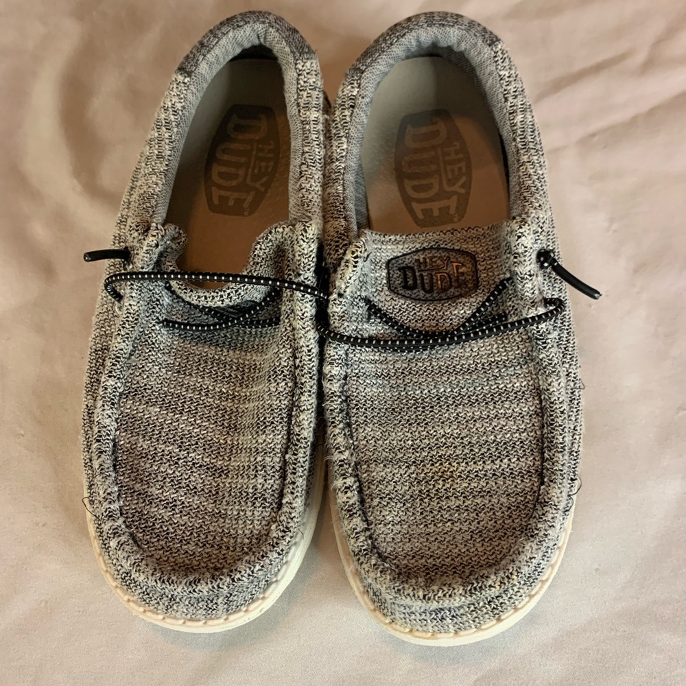 Hey Dude Boys Gray Casual Shoes